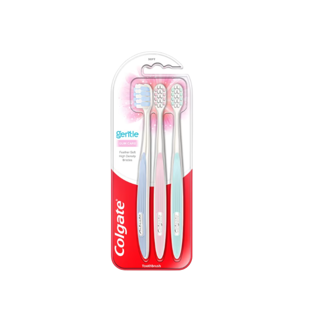 COLGATE TOOTHBRUSH GENTLE GUM CARE 3S