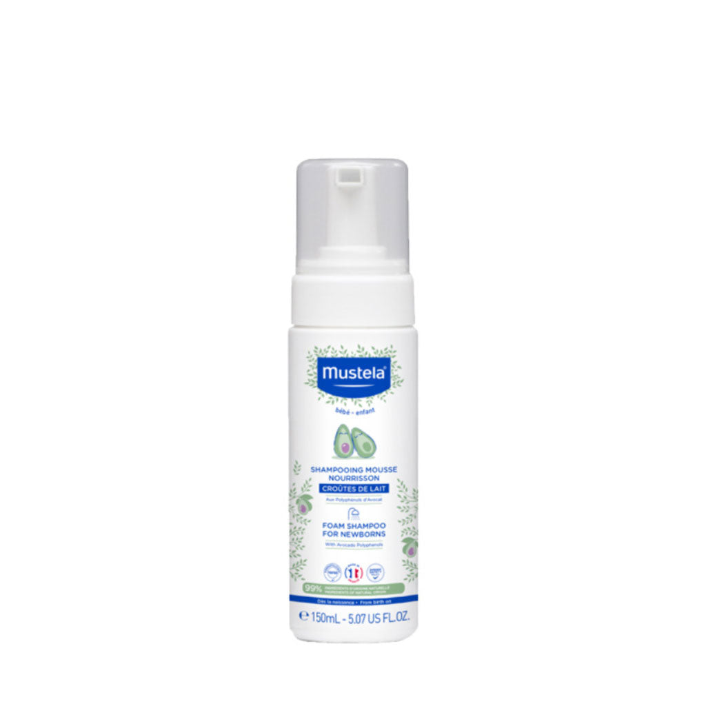 MUSTELA FOAM SHAMPOO FOR NEWBORNS WITH AVOCADO 150ML