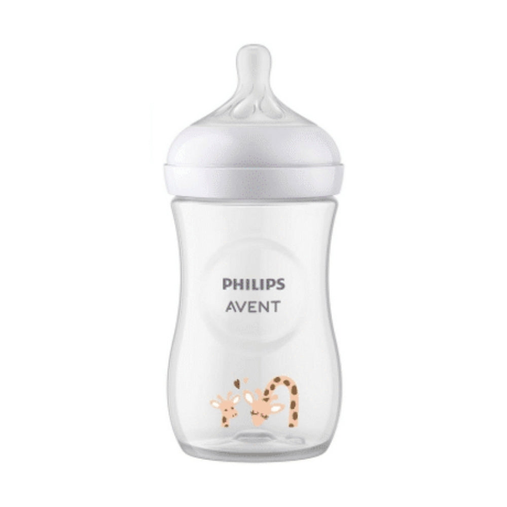 AVENT NATURAL RESPONSE BOTTLE 260ML/9OZ GIRAFFE