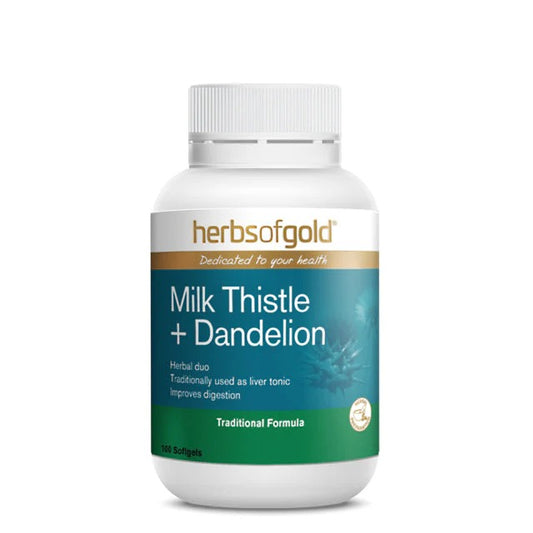 HERBS OF GOLD MILK THISTLE + DANDELION 100S