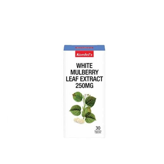 KORDELS WHITE MULBERRY LEAF EXTRACT 250MG 30S