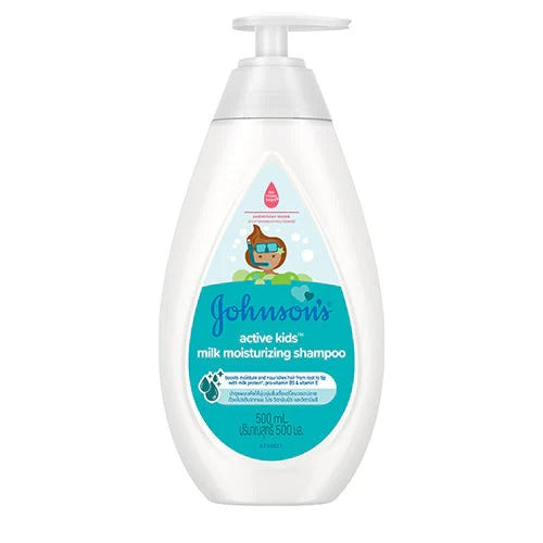 JOHNSON BABY ACTIVE KIDS MILK MOISTURIZING SHAMPOO 500ML