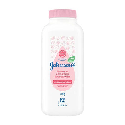 JOHNSONS BABY CORNSTARCH POWDER BLOSSOM 100G