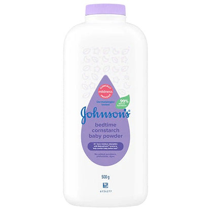 JOHNSONS BABY CORNSTARCH POWDER BLOSSOM 500G
