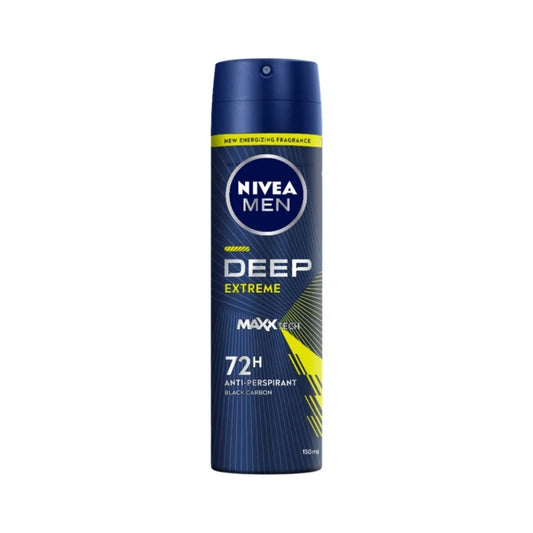 NIVEA FOR MEN DEODORANT DEEP EXTREME MAXXTECH SPRAY 150ML