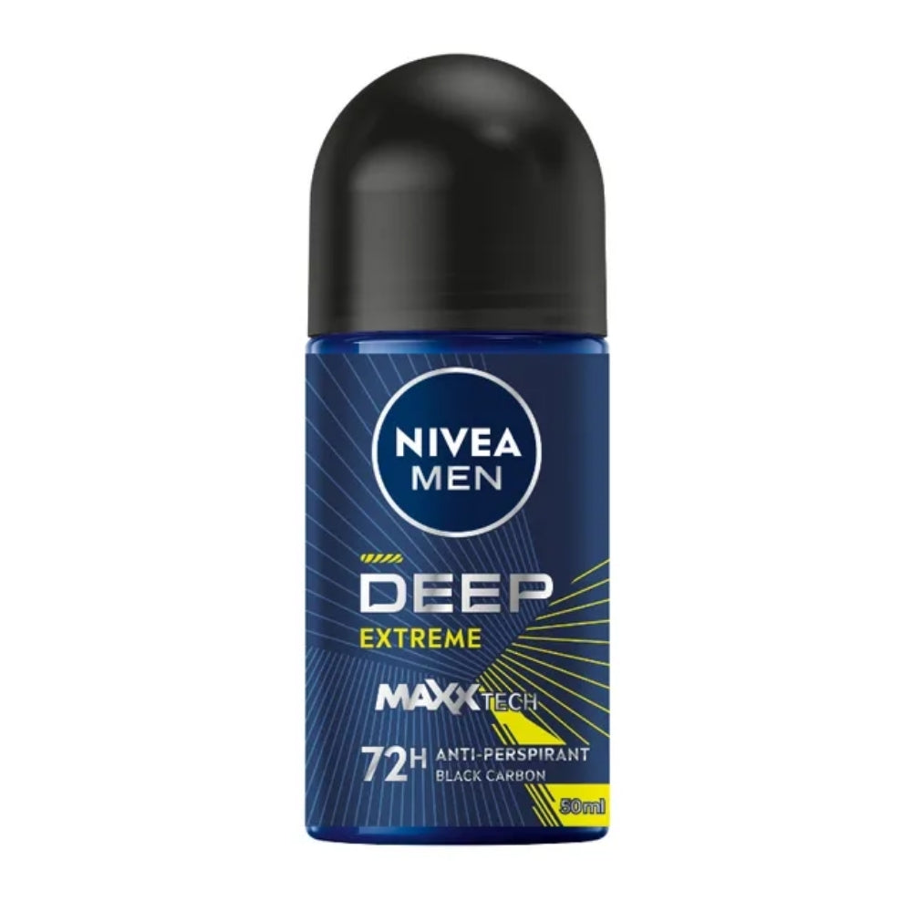 NIVEA FOR MEN DEODORANT DEEP EXTREME MAXXTECH ROLL ON 50ML