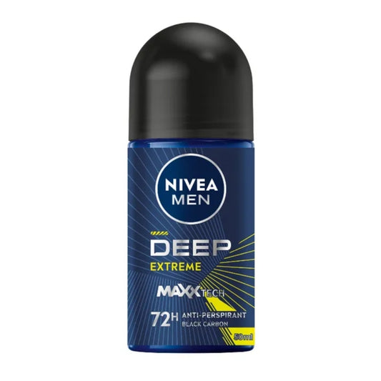 NIVEA FOR MEN DEODORANT DEEP EXTREME MAXXTECH ROLL ON 50ML