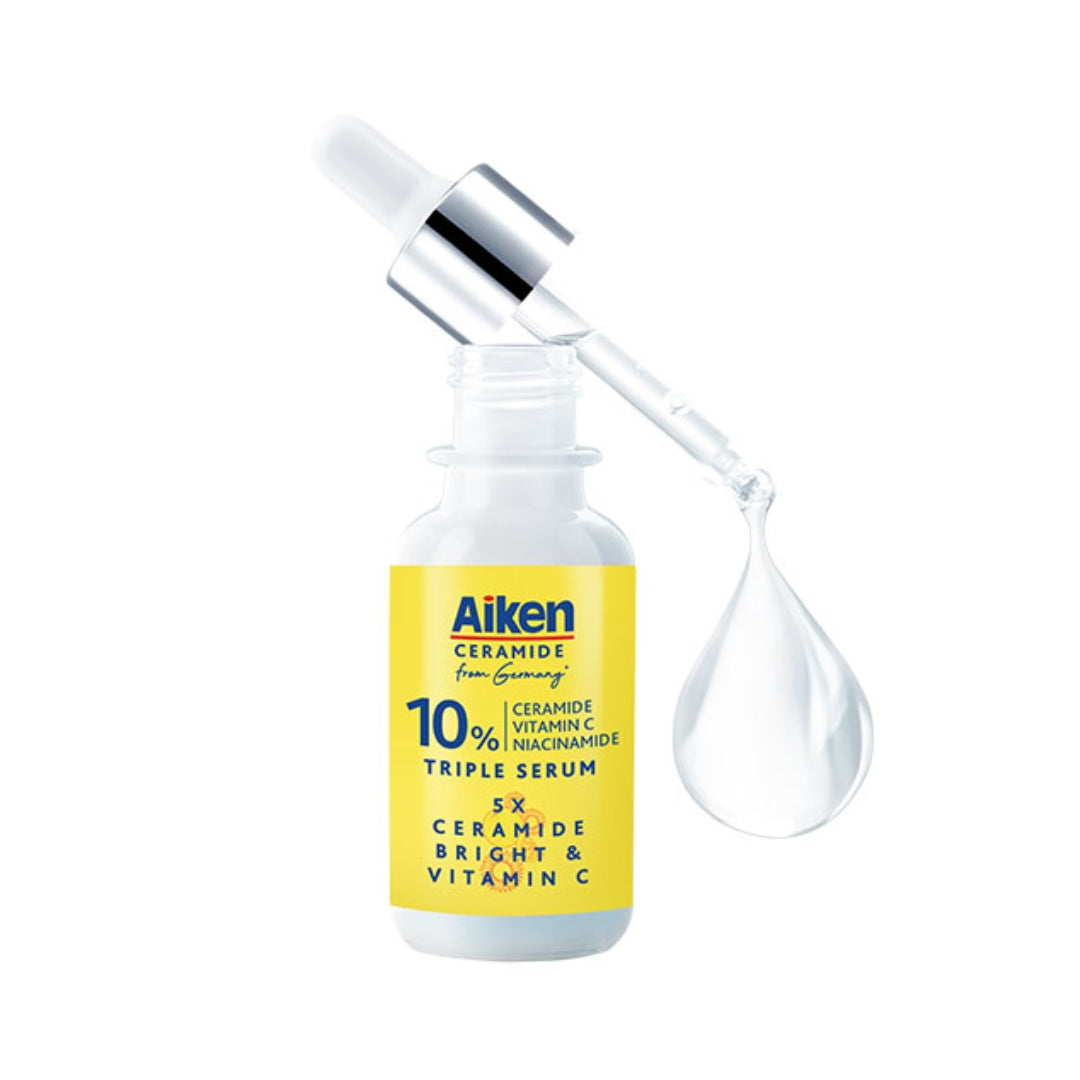 AIKEN 5X CERAMIDE BRIGHT & VITAMIN C 10% TRIPLE SERUM 15ML