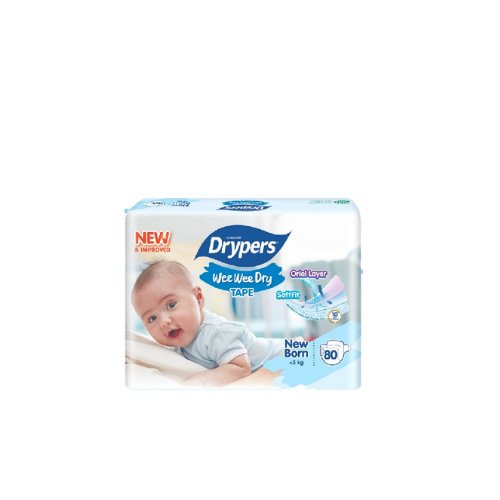 DRYPERS WEE WEE DRY NEW BORN 60S