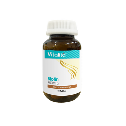 VITALITA BIOTIN 900MCG TAB 90S