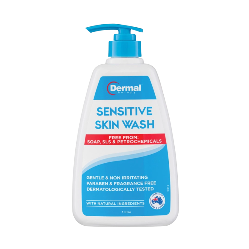 DERMAL THERAPY SENSITIVE SKIN WASH 1L