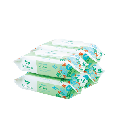 OFFSPRING PLANT-BASED WIPES 80SX4
