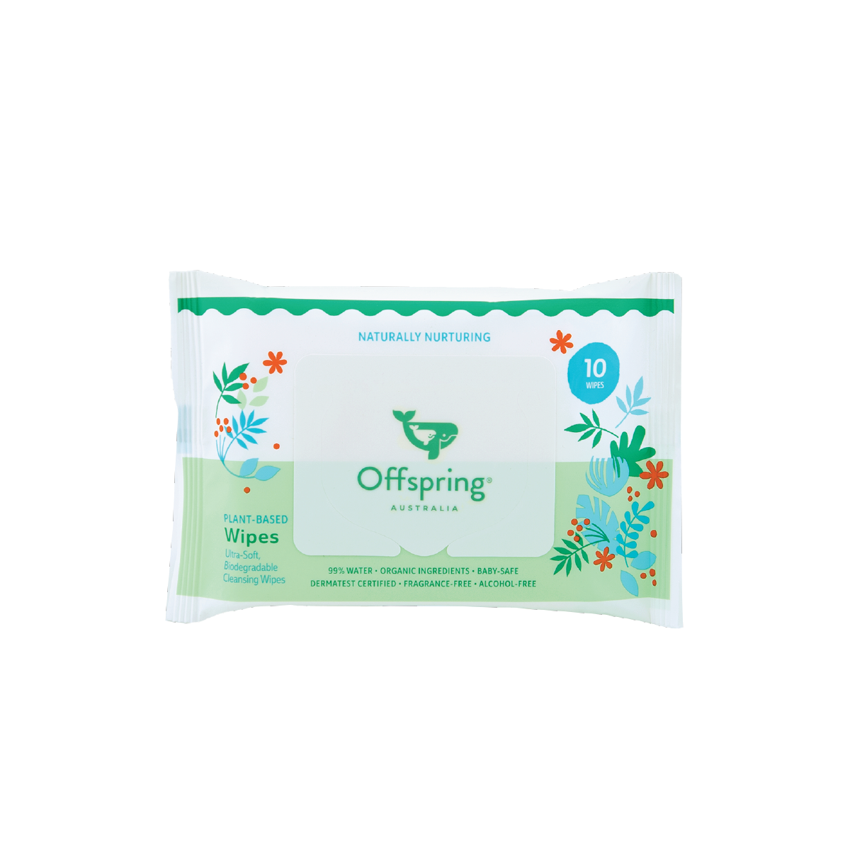 OFFSPRING PLANT-BASED WIPES 10S