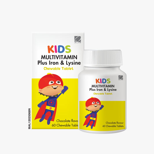 QUANTUM KIDS MULTIVITAMIN PLUS IRON & LYSINE 60S