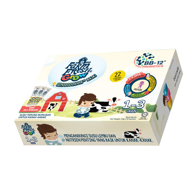 FARM FRESH GROW POWDER (1-3 YEARS) 30G 10S