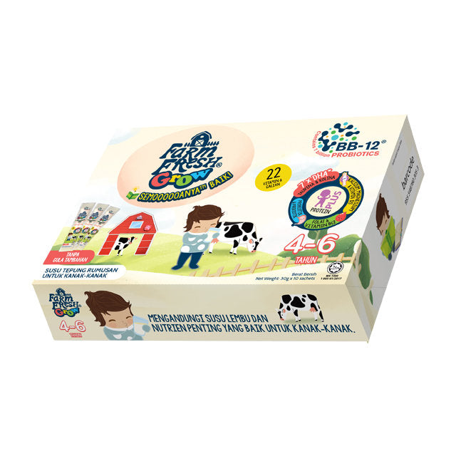 FARM FRESH GROW POWDER (4-6 YEARS) 30G 10S