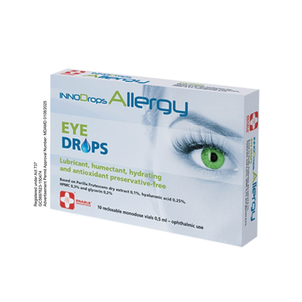 INNODROPS ALLERGY EYE DROPS 0.5ML 10S