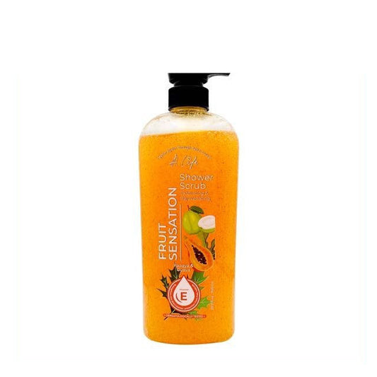 A.LIFE SHOWER SCRUB FRUIT SENSATION PAPAYA & GUAVA 700ML