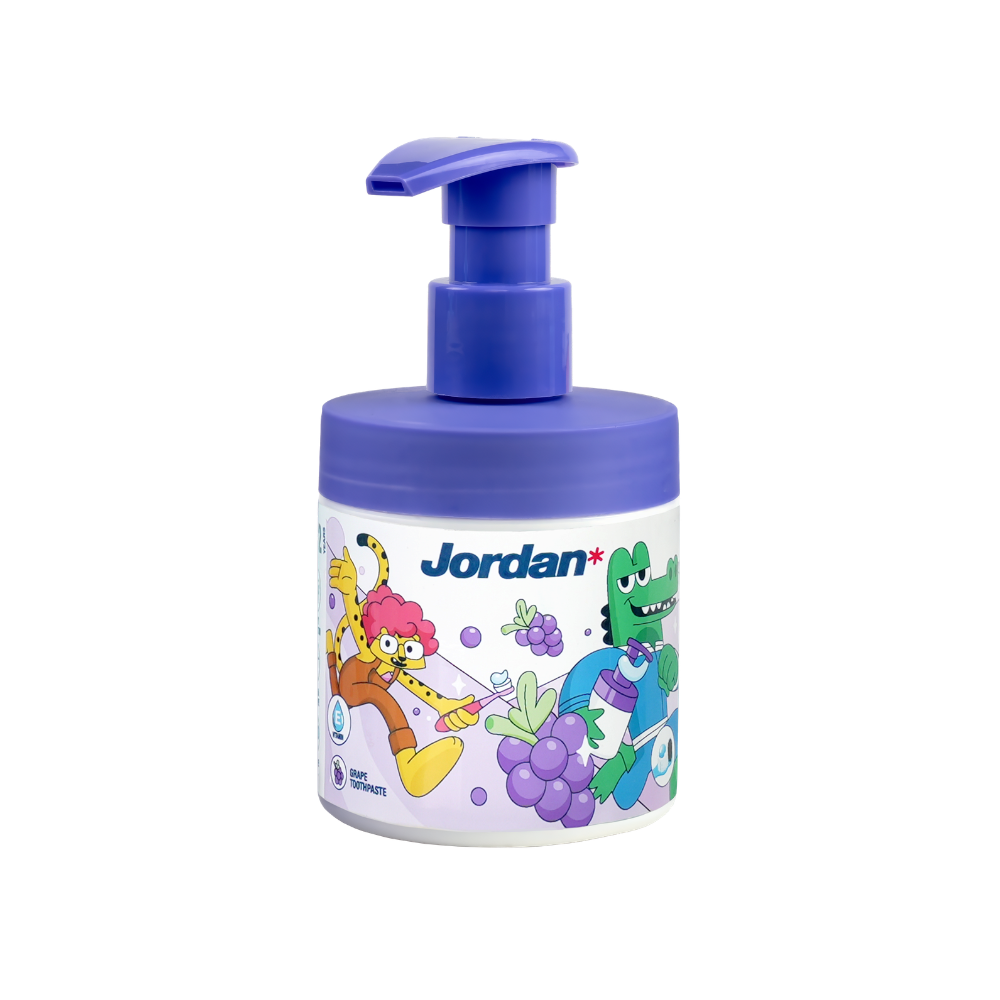 JORDAN KIDS TOOTHPASTE STEP 2 GRAPE 188G (PUMP)
