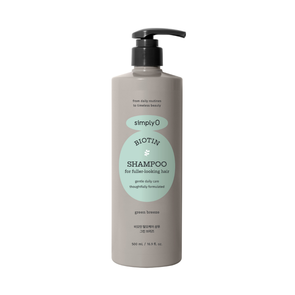 SIMPLY O BIOTIN SHAMPOO FOR HAIR LOSS GREEN BREEZE 500ML