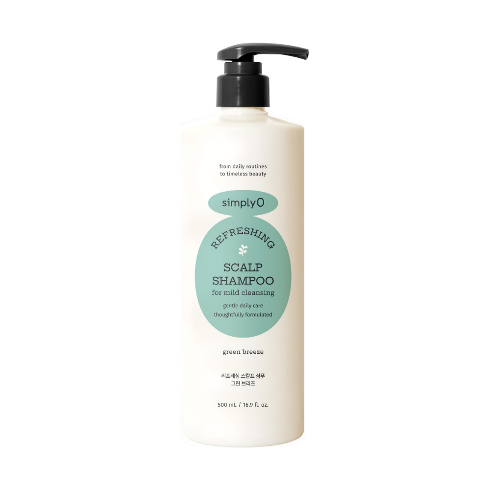 SIMPLY O REFRESHING SCALP SHAMPOO GREEN BREEZE 500ML