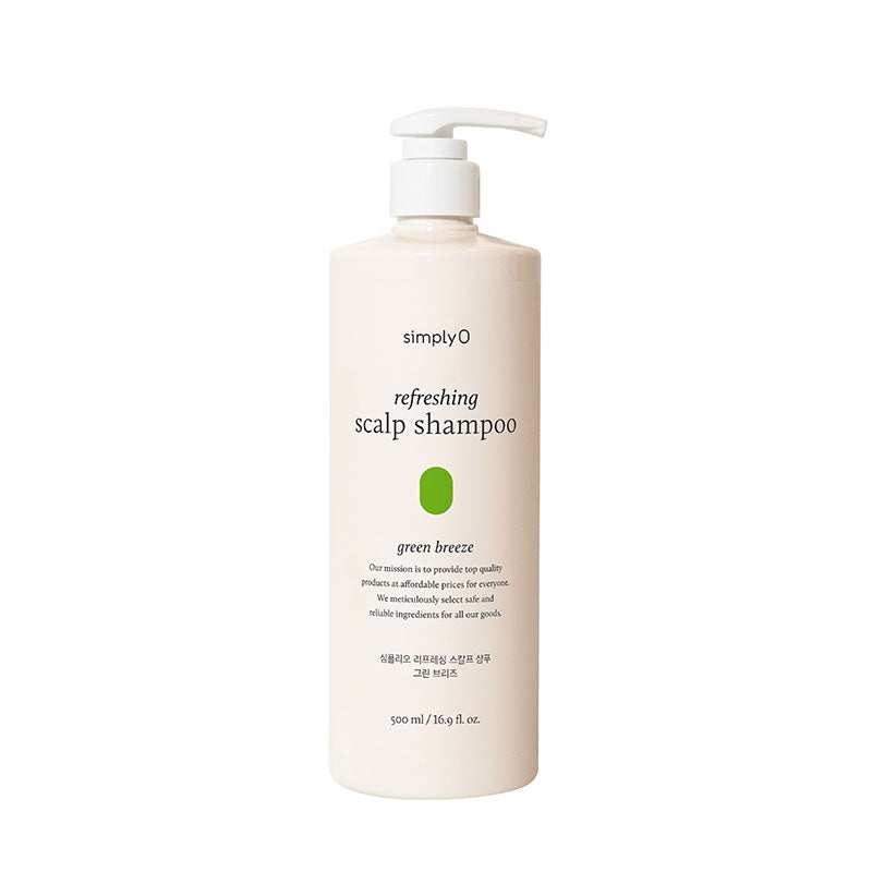 SIMPLY O REFRESHING SCALP SHAMPOO GREEN BREEZE 500ML