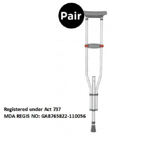 HOSPIGUARD  SHOULDER CRUTCHES FOR ADULT L MY09251L-L 2S