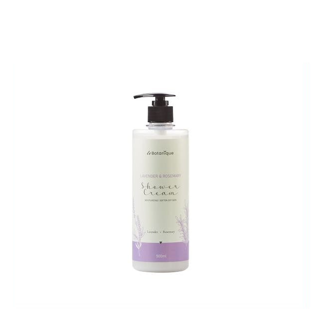 LEBOTANIQUE LAVENDER & ROSEMARY SHOWER CREAM 500ML