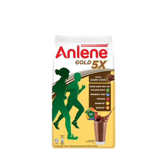 ANLENE GOLD 5X DARK CHOCOLATE 550G