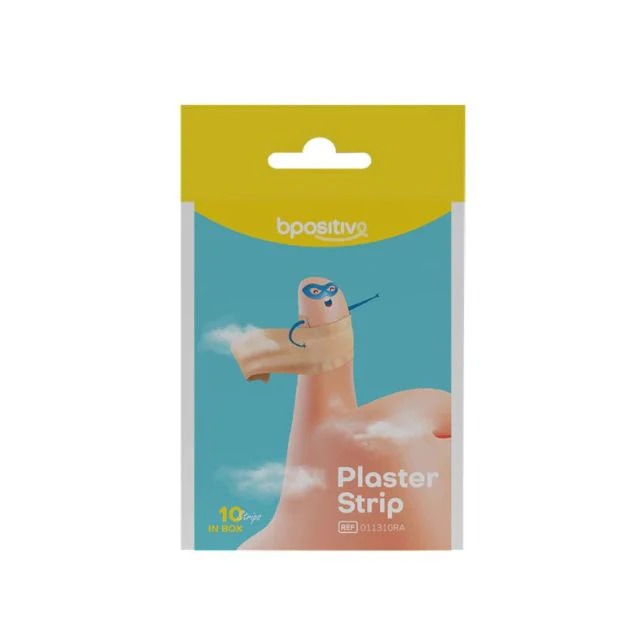 BPOSITIVE PLASTER STRIPS 10S