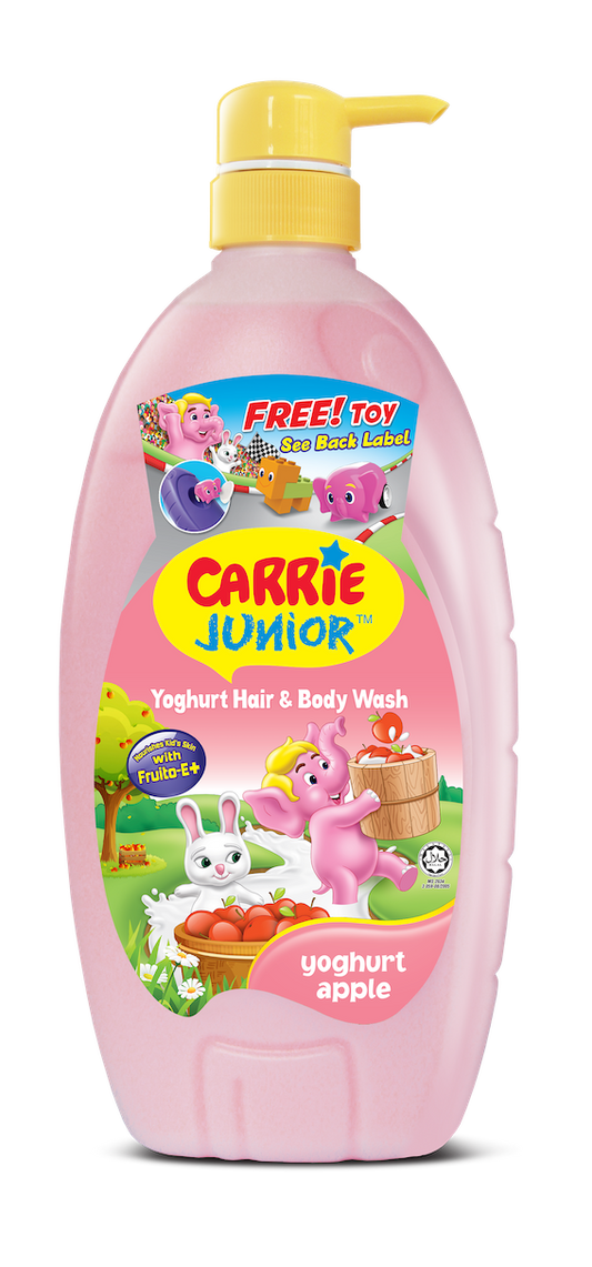 CARRIE JUNIOR HAIR & BODY WASH YOGURT APPLE 1000G
