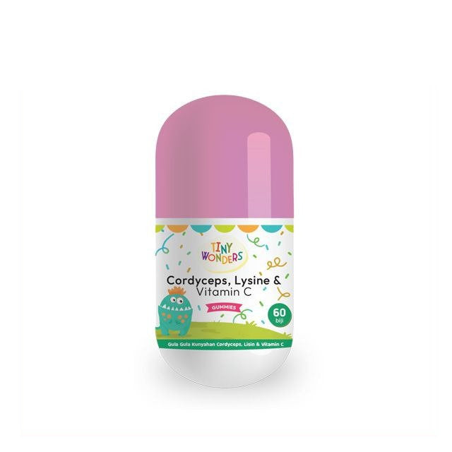 TINY WONDERS CORDYCEPS & LYSINE & VITAMIN C GUMMIES 60S