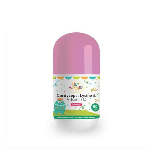TINY WONDERS CORDYCEPS & LYSINE & VITAMIN C GUMMIES 60S