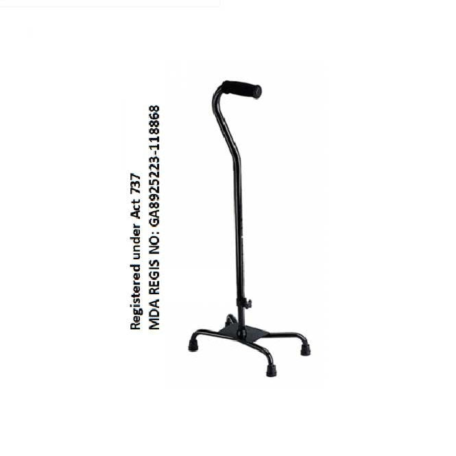 HOSPIGUARD WIDE BASED QUAD CANE (MY09441-W)