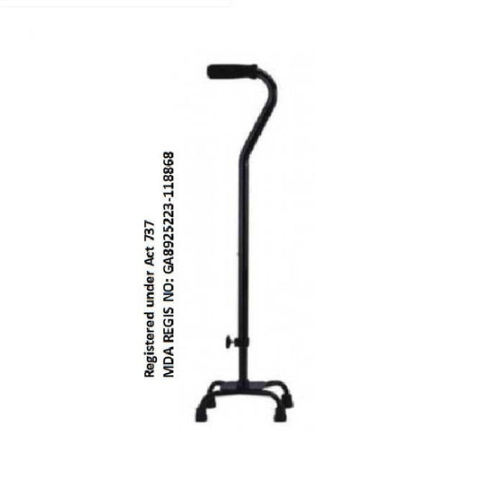 HOSPIGUARD NARROW BASED QUAD CANE (MY09471-N)