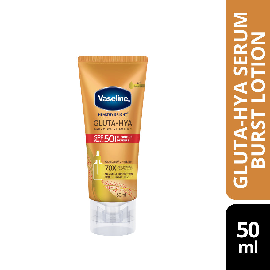 VASELINE GLUTA-HYA SERUM BURST LOTION SPF50 50ML