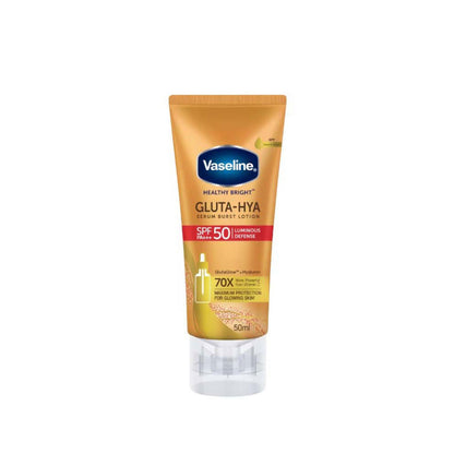 VASELINE GLUTA-HYA SERUM BURST LOTION SPF50 50ML