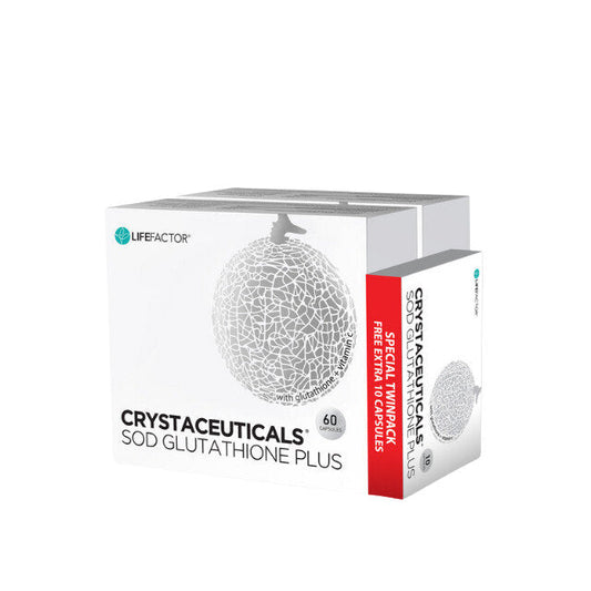 LIFE FACTOR CRYSTACEUTICALS SOD GLUTATHI ONE PLUS SPECIAL TWINPACK 60SX2+10S