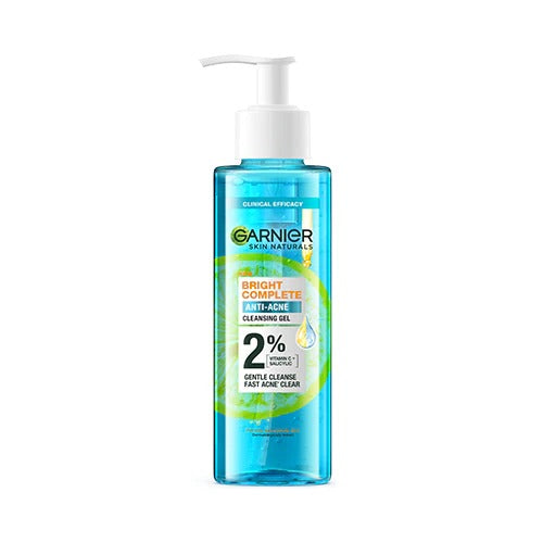 GARNIER BRIGHT COMPLETE ANTI-ACNE CLEANSING GEL 120ML