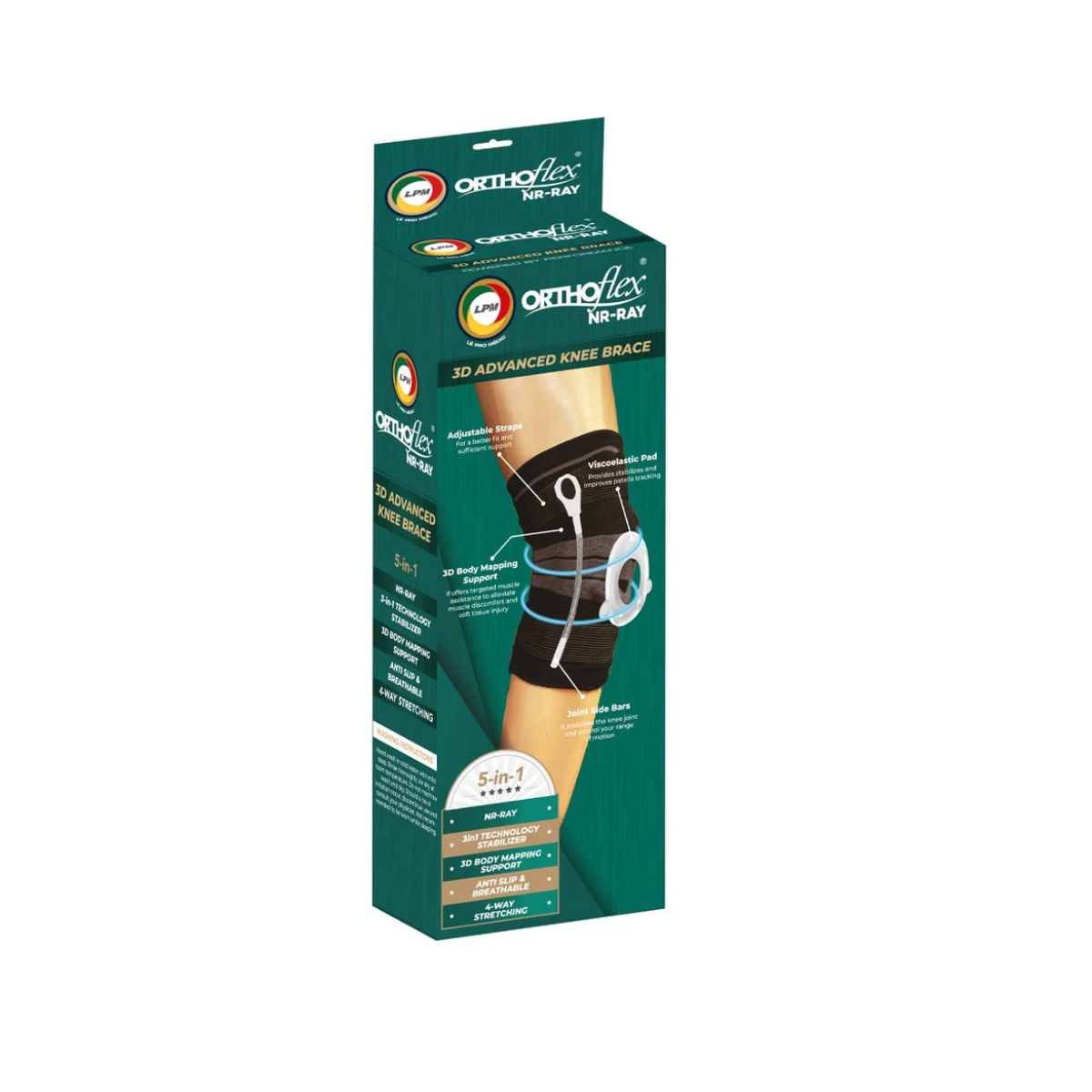 LPM ORTHOFLEX 3D ADVANCED KNEE BRACE 171OT L