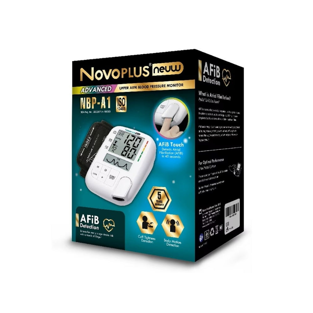 NOVOPLUS UPPER ARM BLOOD PRESSURE MONITOR NBP-A1