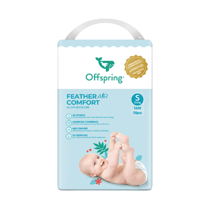 OFFSPRING FEATHER AIR COMFORT TAPE DIAPER S 56S