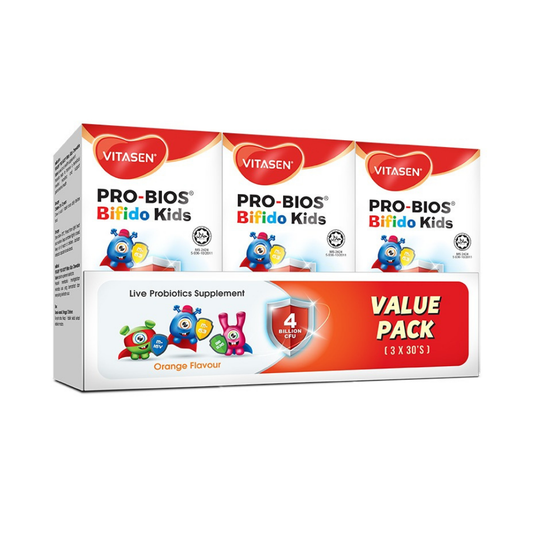 VITASEN PRO-BIOS KIDS BIFIDO CHEW 30SX3