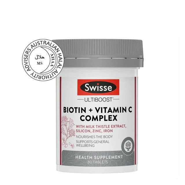 SWISSE ULTIBOOST BIOTIN + VIT C 30S
