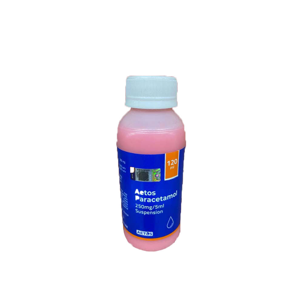 AETOS PARACETAMOL 250MG/5ML SYRUP 120ML