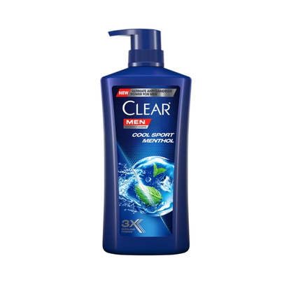 CLEAR MEN COOL SPORT MENTHOL SHAMPOO 650ML