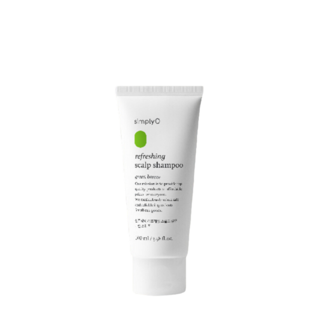 SIMPLY O REFRESHING SCALP SHAMPOO GREEN BREEZE 100ML