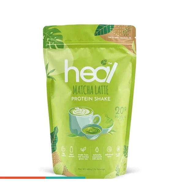 HEAL MATCHA LATTE PROTEIN SHAKE 480G