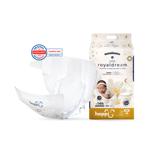HOPPI ROYAL DREAM TAPE DIAPERS M 44S