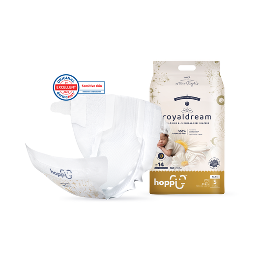 HOPPI ROYAL DREAM TAPE DIAPERS S 56S